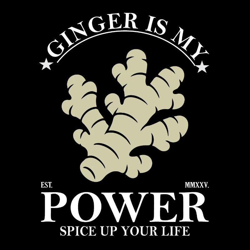 Ingwer ist meine Kraft Design