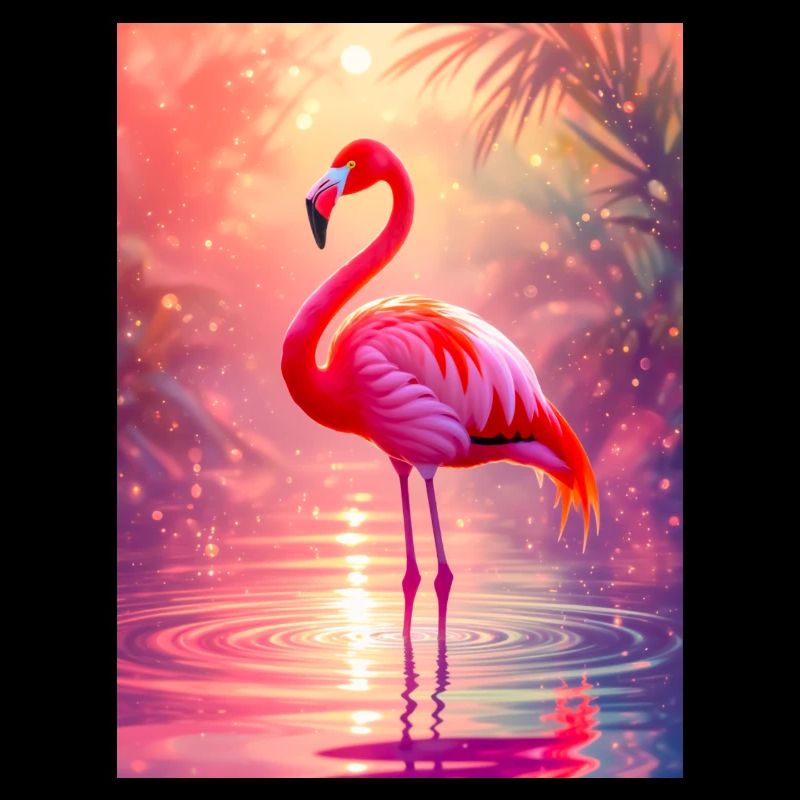 Flamingo – Geist der Anmut und Farbe