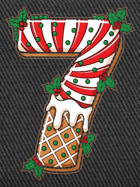 Weihnachts 7 Eisstiel Mistel