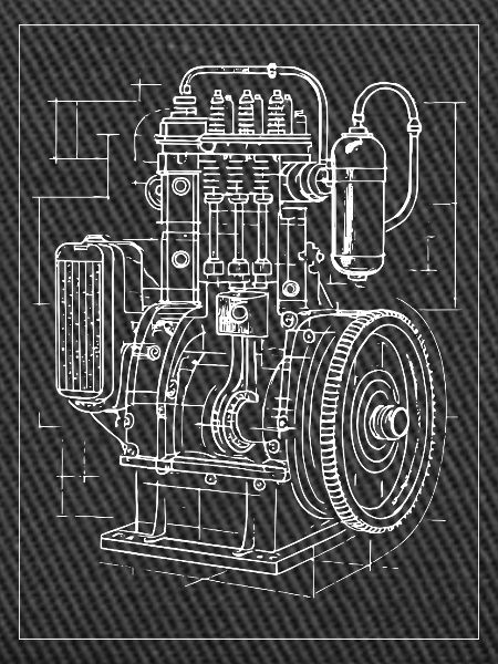 Industrial Engine Blueprint