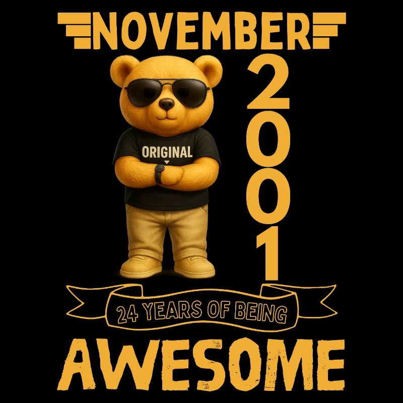 Teddy Bear 24 Years Old November 2001