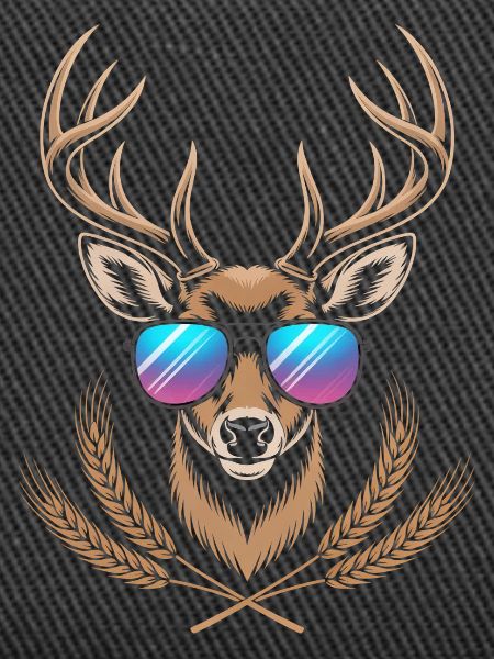 Deer with antlers