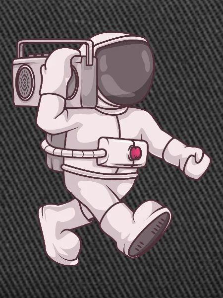 Astronauten-Ghettoblaster