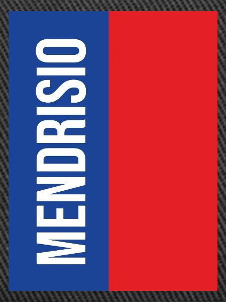 Mendrisio Blue Red Vertical