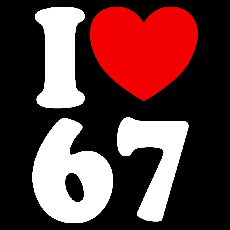 Fun 67 Numéro 6-7 I Cœur 6 7 Six Sept