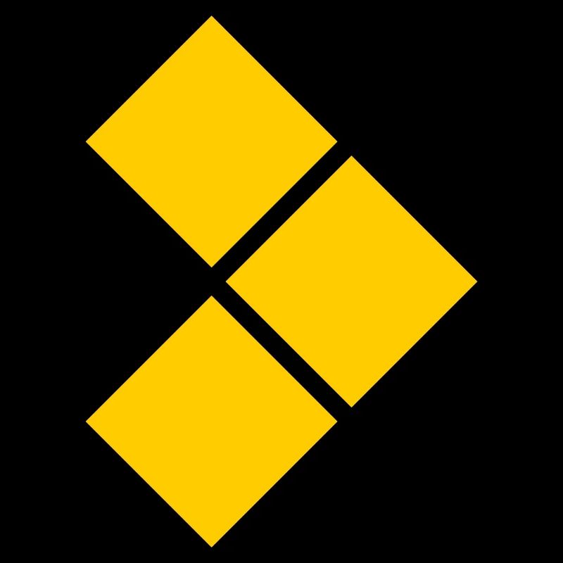 Geometric Yellow Diamond Grid