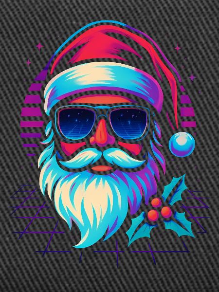 Weihnachtsmann Lustig Retro Gaming