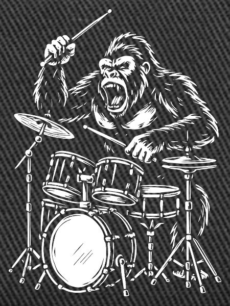 Gorilla-Trommelwut