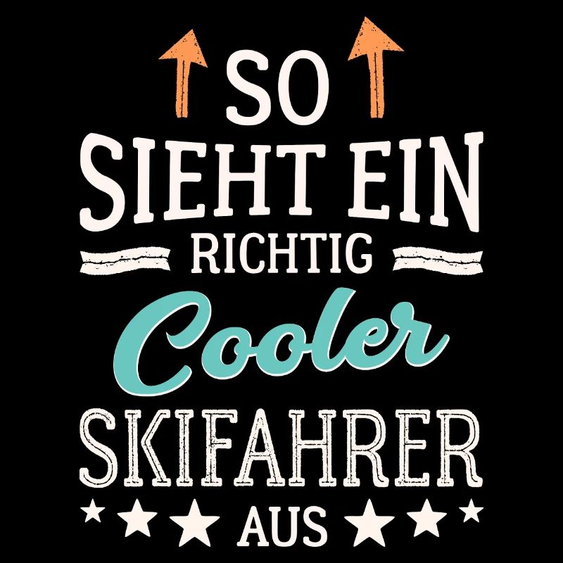 So sieht ein richtig cooler Skifahrer aus 