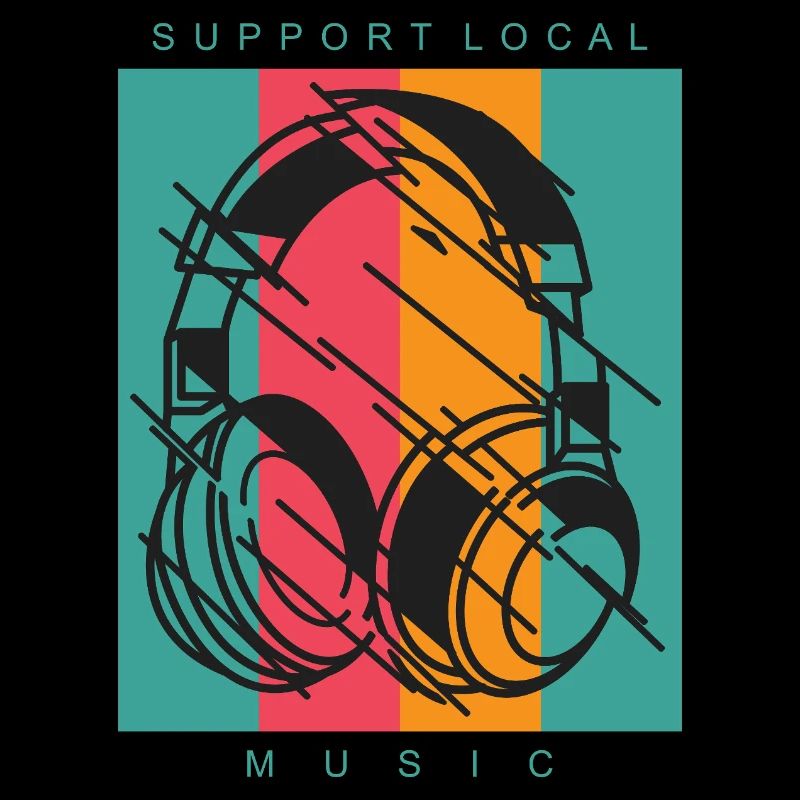 DJ Musik Kopfhörer Outfit 