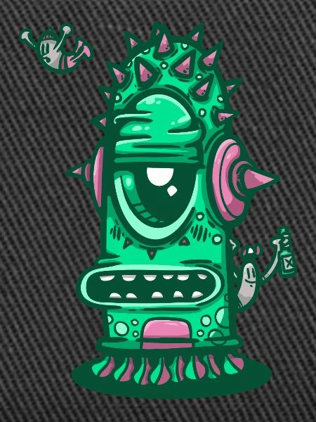 Retro-Musical-Dornenmonster