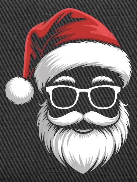 Cool Santa with sunglasses