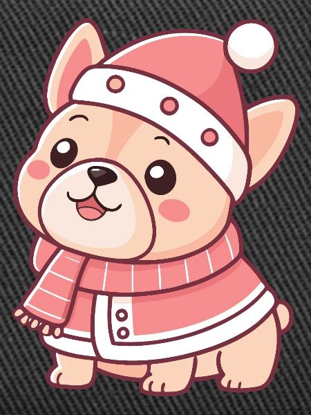 Pink Puppy Winter Chic
