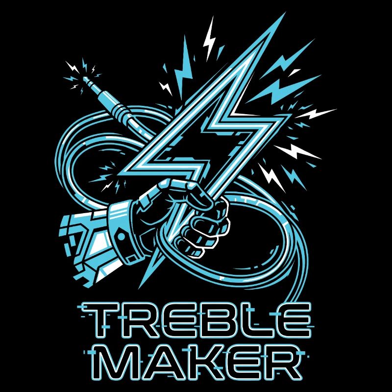 Treble Maker Digital Audio Pun Musician