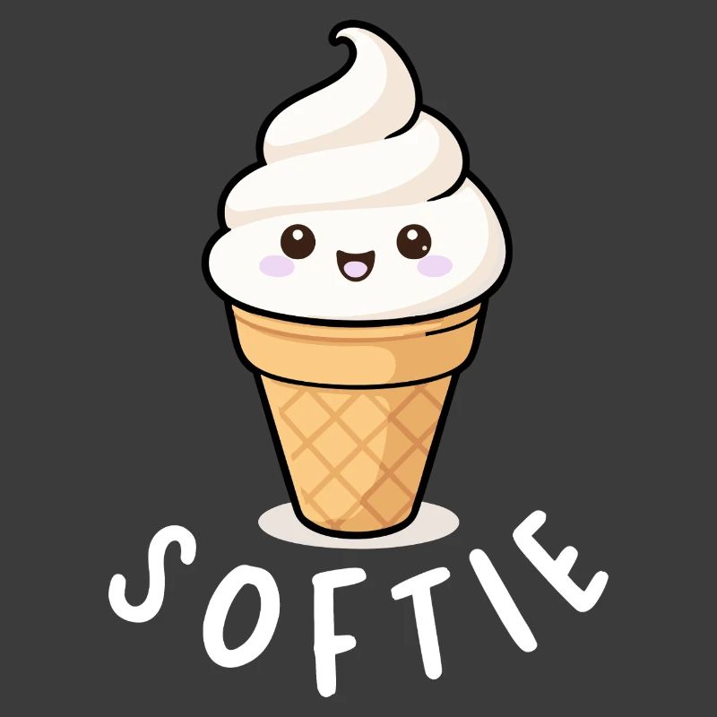 Softie Softeis Liebe Minimal Statement