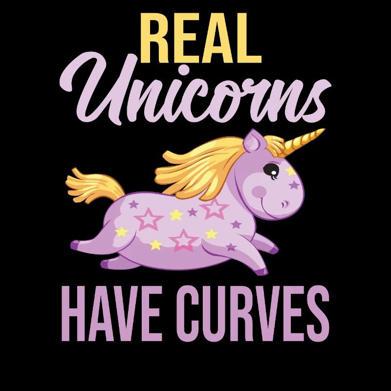 Real Unicorns have curves