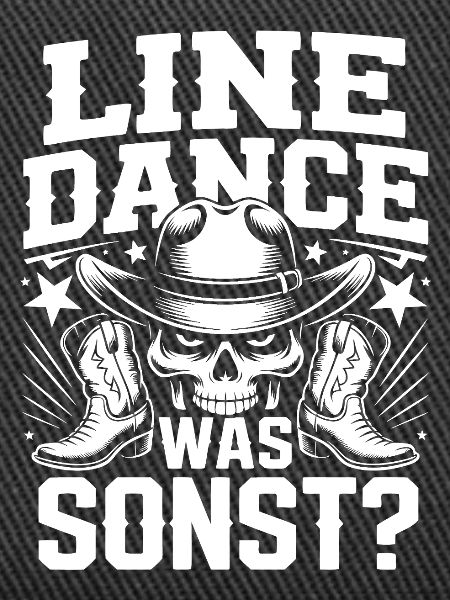 Line Dance Skull Cowboy