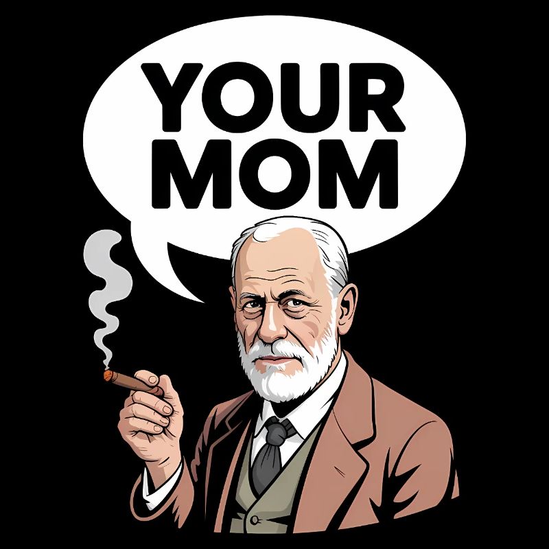 Ta mère - T-shirt drôle de Sigmund Freud