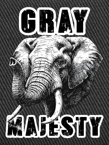 Elephant Gray Majesty Power