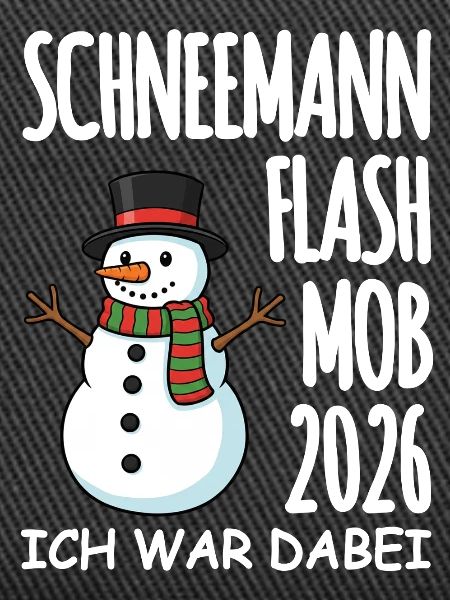 Snowman flash mob