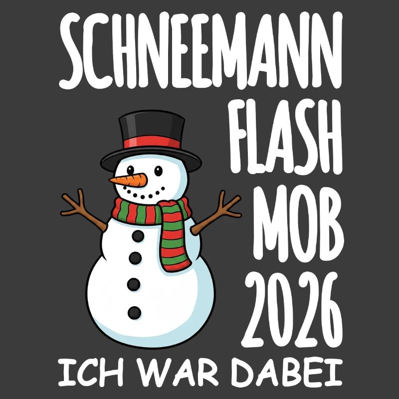Snowman flash mob