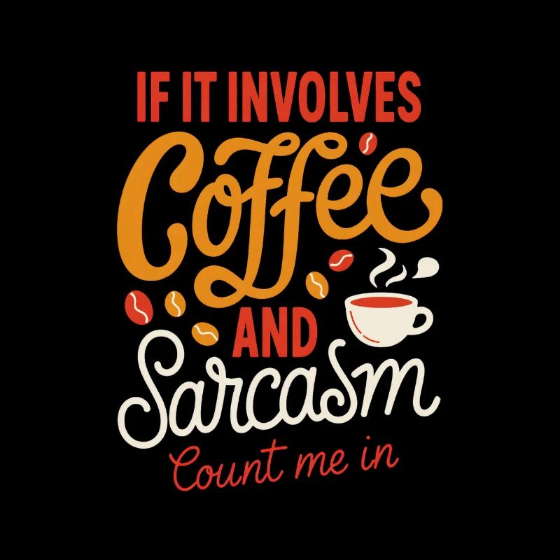 Café et sarcasme, comptez sur moi
