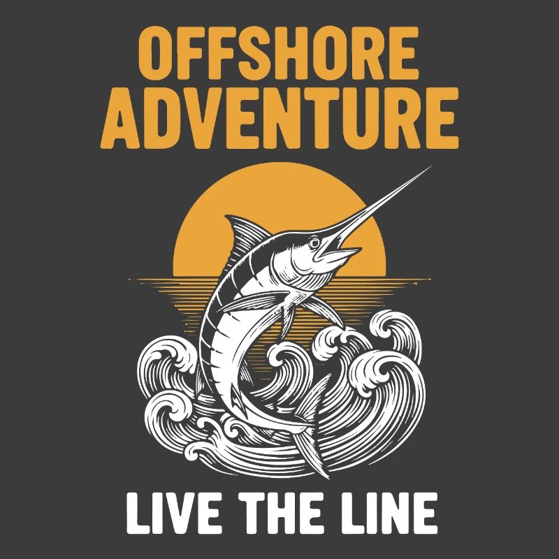 Fischerei-Seeschwertfisch-Abenteuer vor der Küste