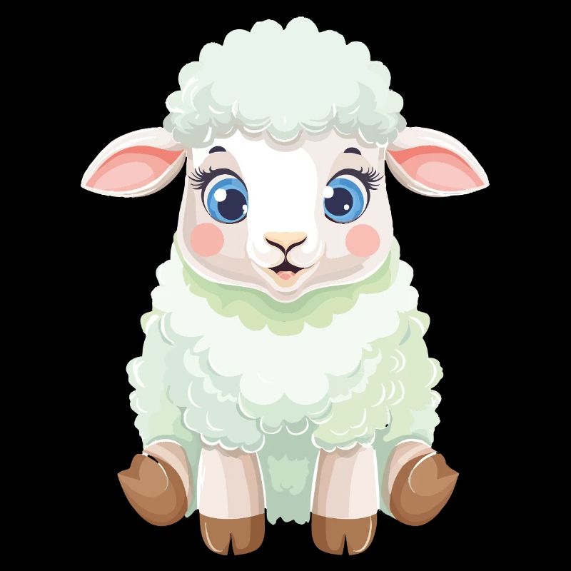 Pastell Lammchen Flauschig