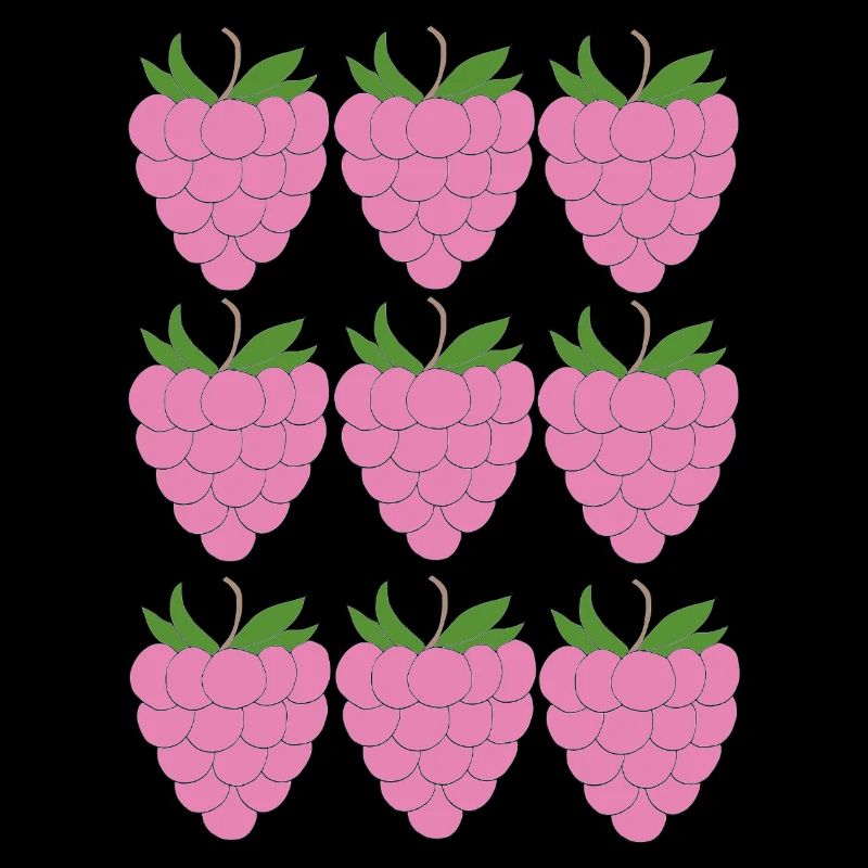 Motif de grille framboise