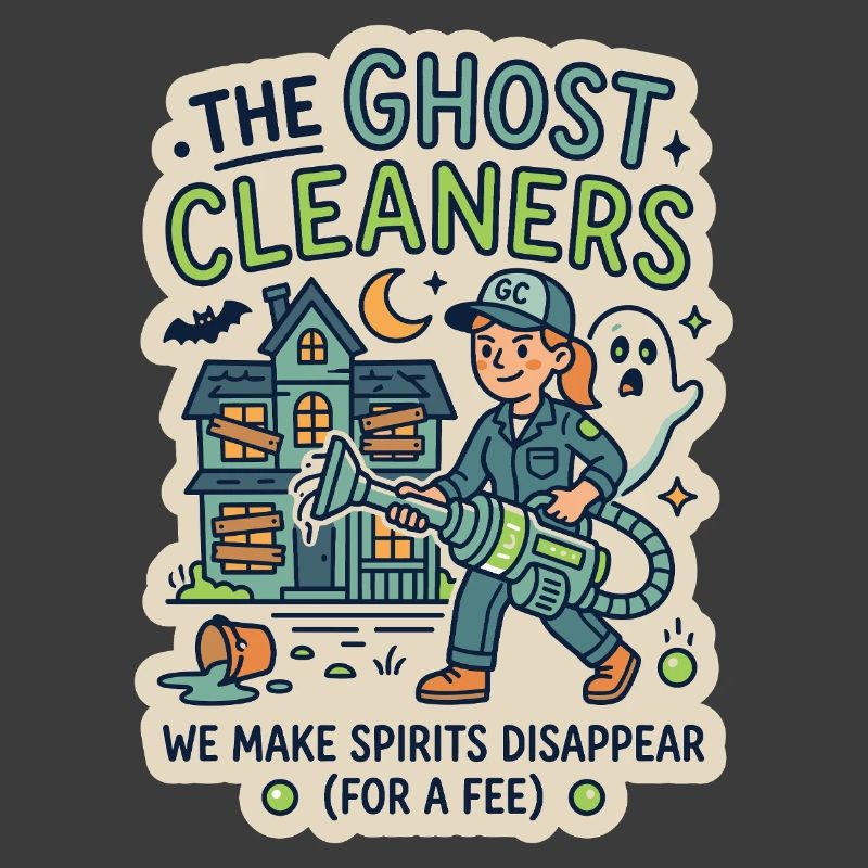 Humour de Ghost Cleaner Ghost Hunter