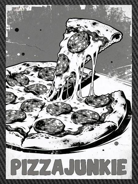 Pizzajunkie Slice Graphic