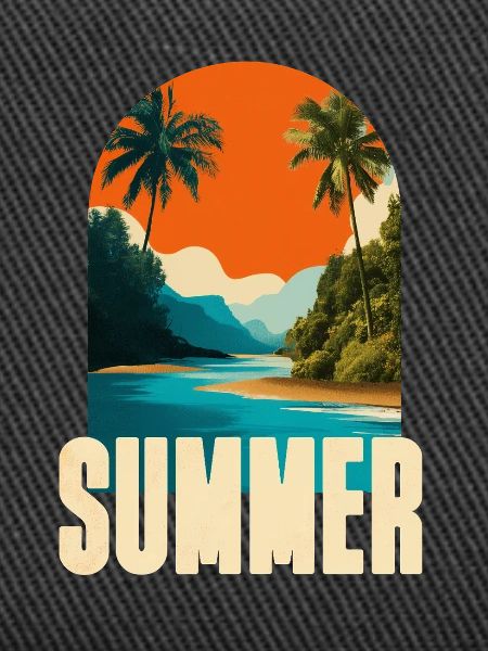 Tropical summer beach