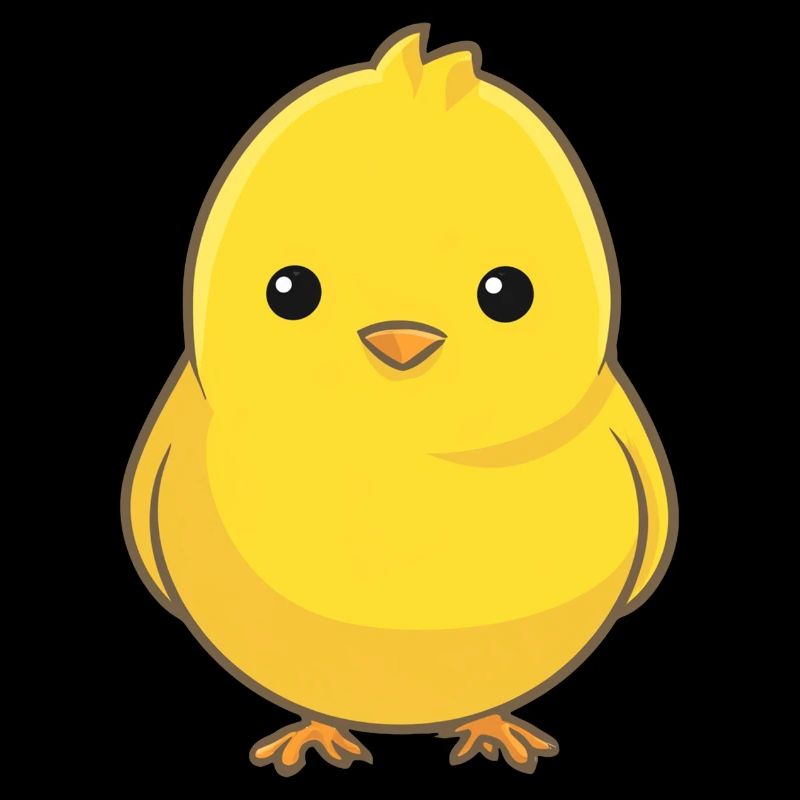 Cute chick style charming child