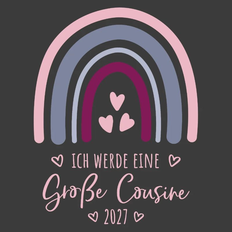 Ich werde eine Große Cousine 2027 Regenbogen 
