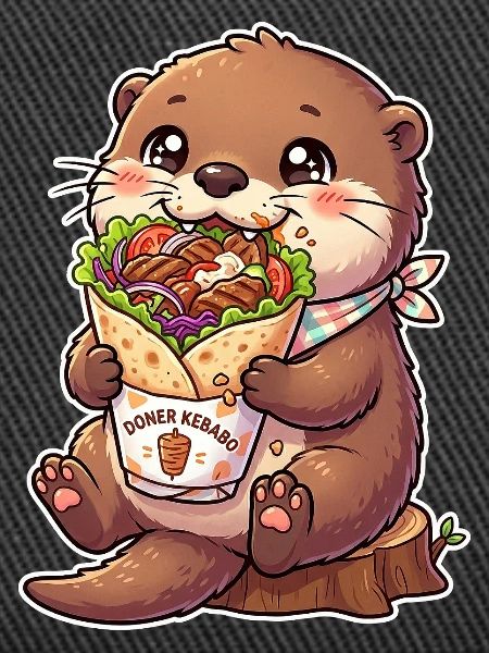 Kawaii Döner Otter