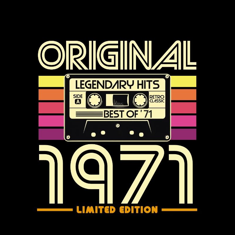 Cassette rétro 1971 Édition limitée