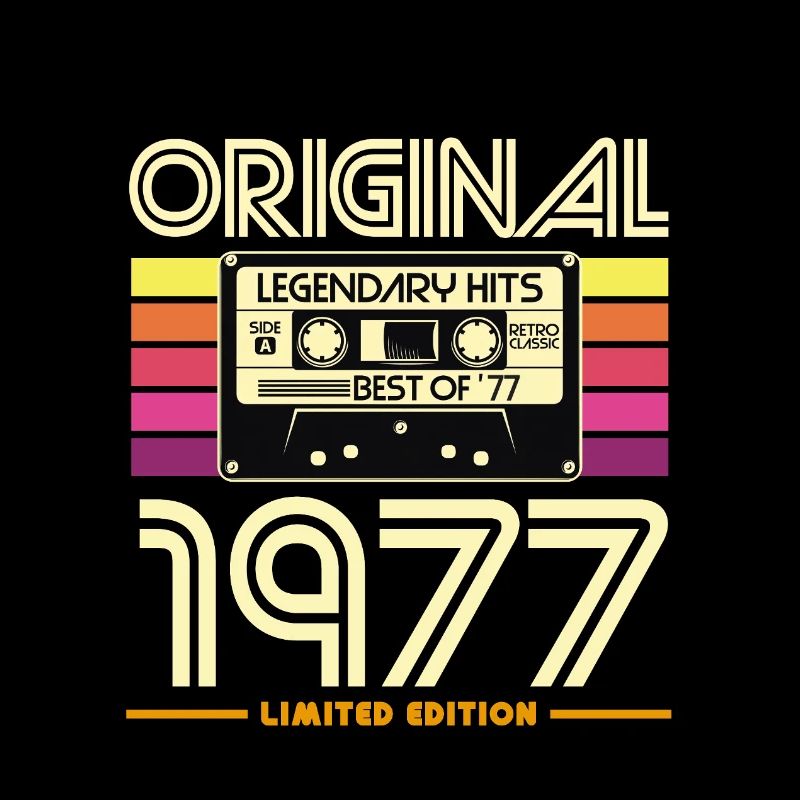 Original 1977 Retro Cassette