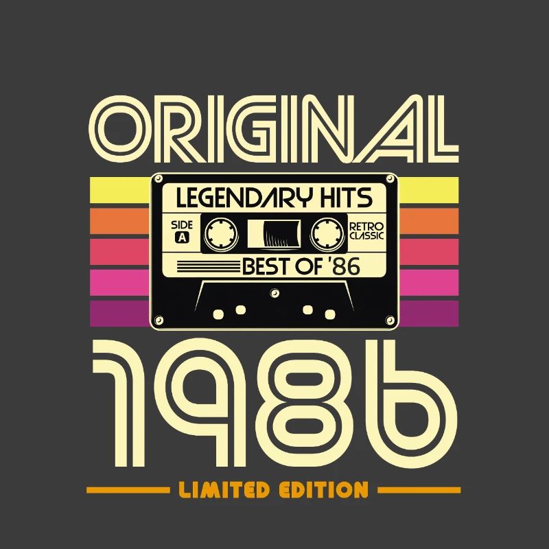 Cassette 1986 Édition Limitée Rétro