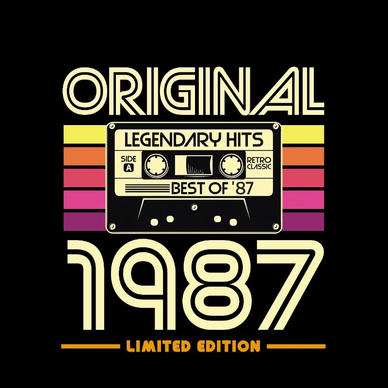 Original 1987 Cassette Retro