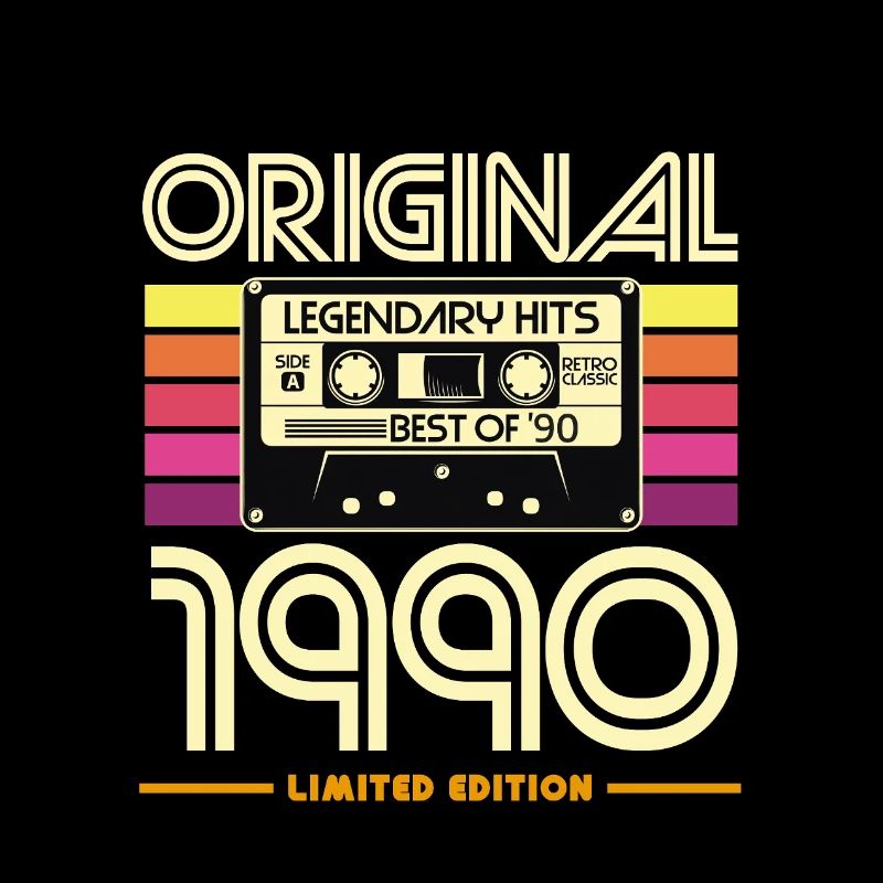 Original 1990 Cassette Rétro