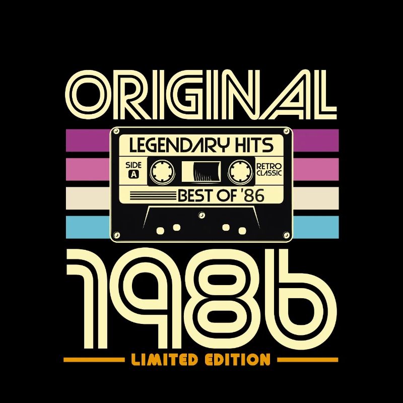 Original 1986 Cassette Retro Limited