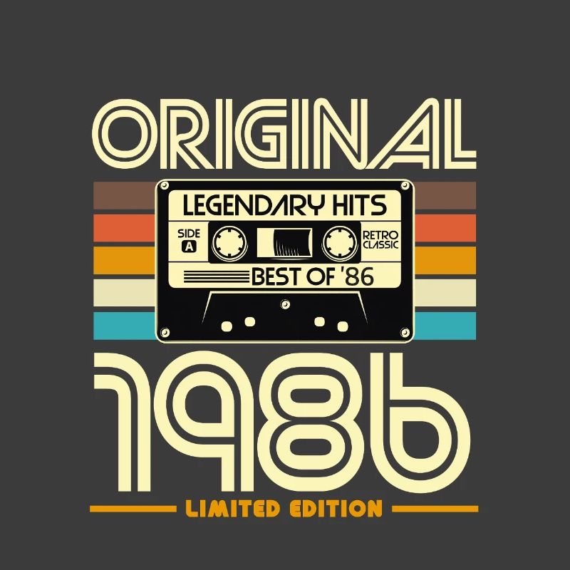 Original 1986 Cassette Rétro Édition Limitée