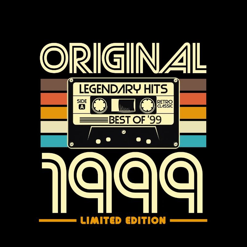 Original 1999 Retro Cassette T-shirt