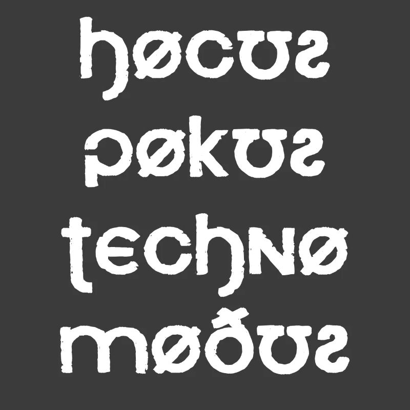 Hocus Pocus Techno Modus Font