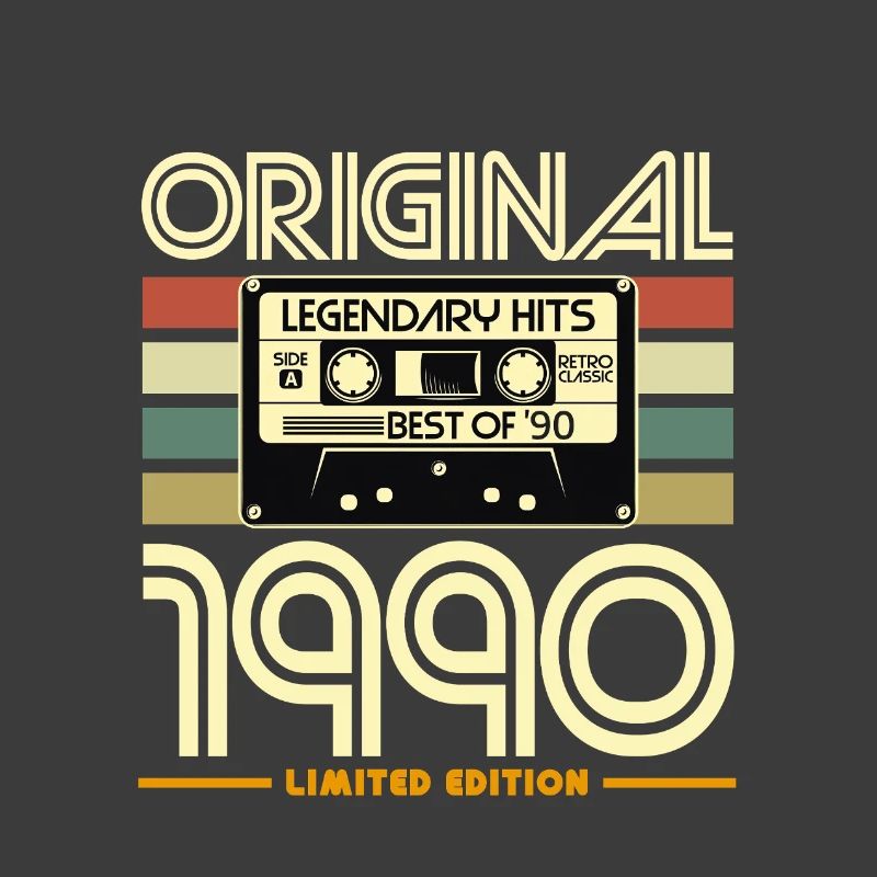 Original 1990 Rétro Cassette Édition