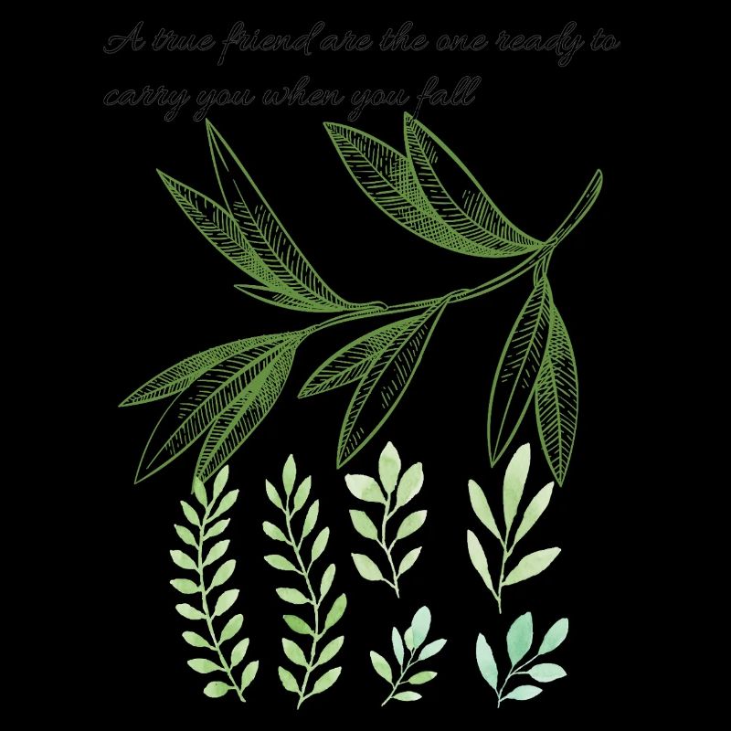 Leaf Embrace : Citation d’amitié honnête