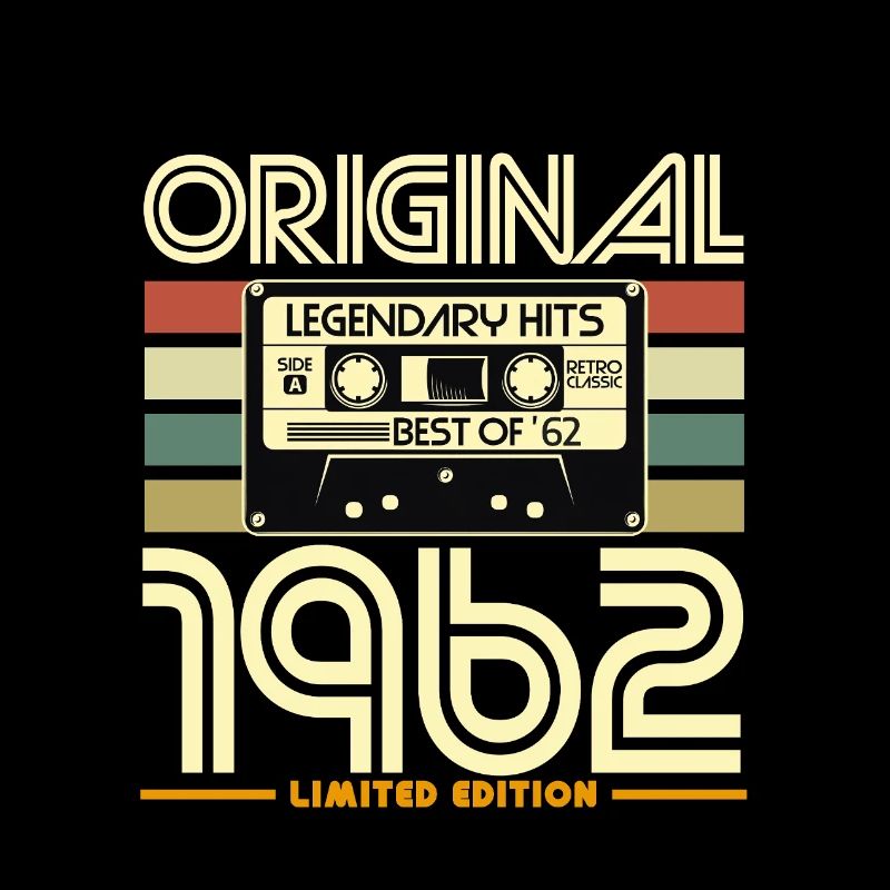 Original 1962 Édition Limitée Vintage Cassette