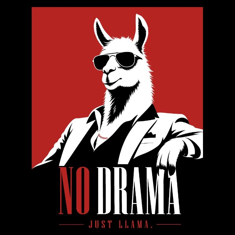 Pas de drame, juste Lama rétro Lama