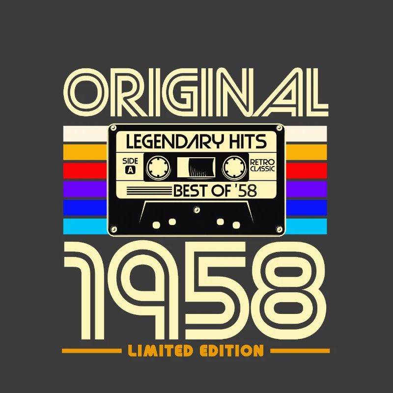 Original 1958 Vintage Cassette Tee