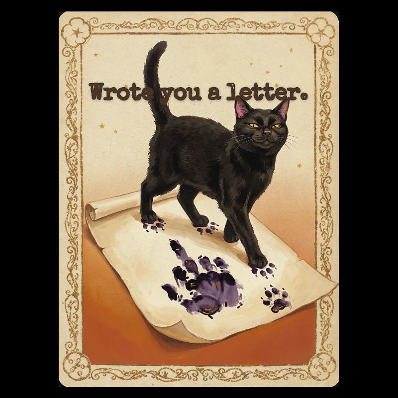 Wrote You A Letter Cat